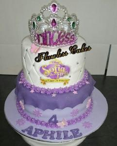 Aphile Sofia themed cake