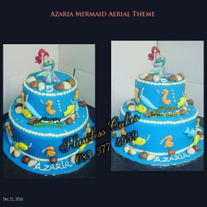 azaria aerial mermaid cake