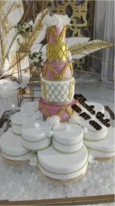 21 piece wedding cake